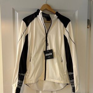 Swix Women's Black and White Ski Jacket